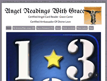 Tablet Screenshot of angelreadingswithgrace.com